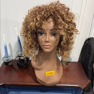 Curly Brown Wig for Women